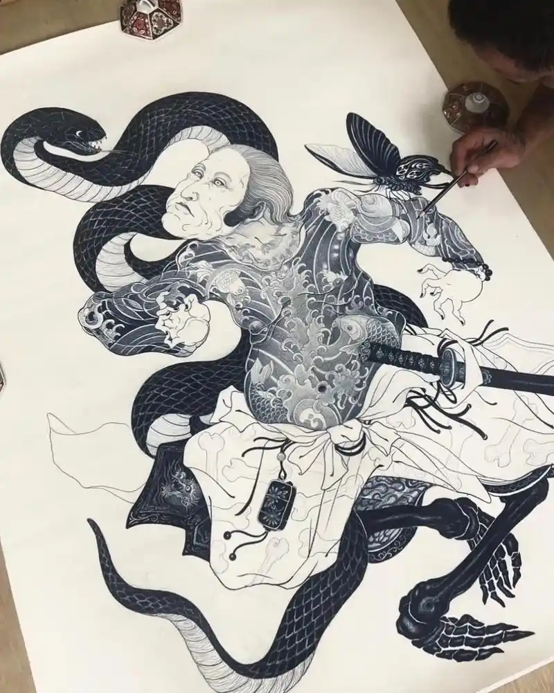 这位是谁我不用多说吧#老传统 #三代目雕佑西 #美术鉴赏 # - 抖音