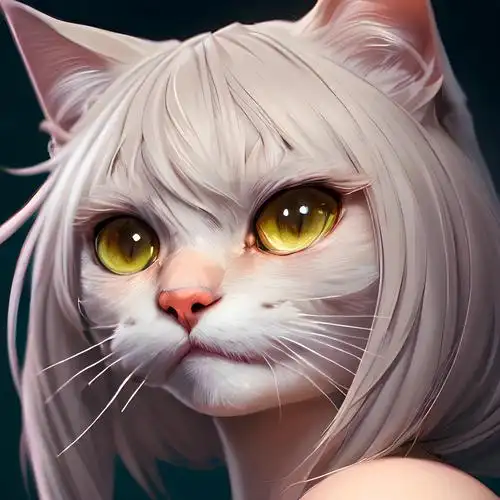 猫咪拟人化动漫头像女