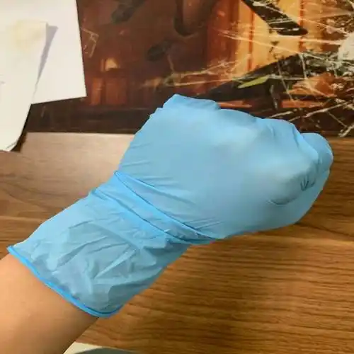 光明丁腈手套一次性防护手套