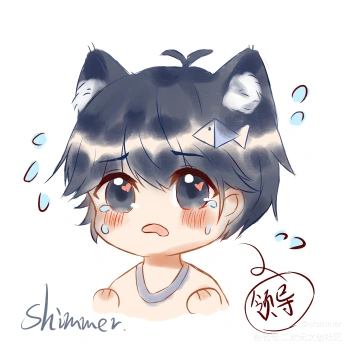 摸鱼产物_吞海吴雩平涂q版破云2吞海绘画作品