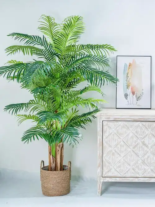 北欧大型仿真绿植散尾夏威夷凤尾商场酒店橱窗仿真植物盆景