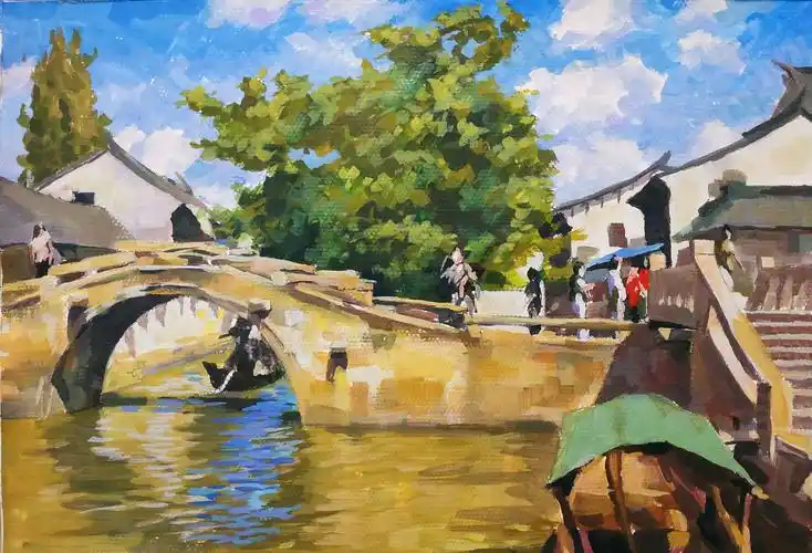 2019滨湖水粉教学汇总