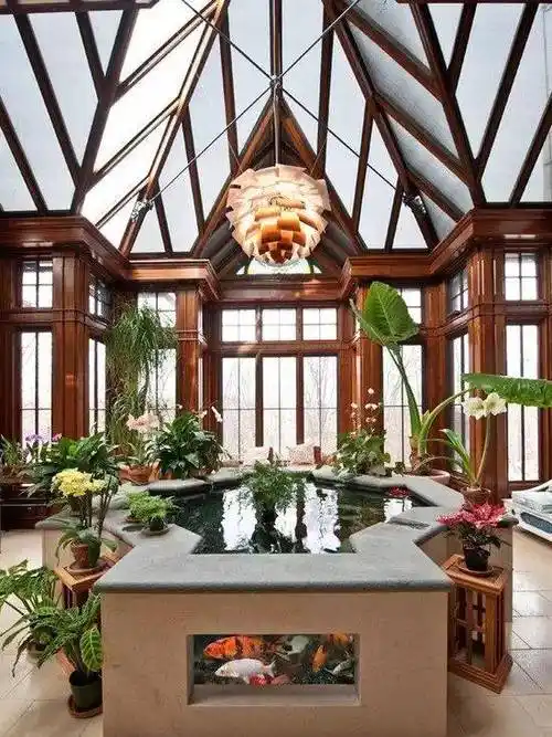 冬天想在院子晒太阳,怎么办?一个阳光房就够了_冬日_温室_自然