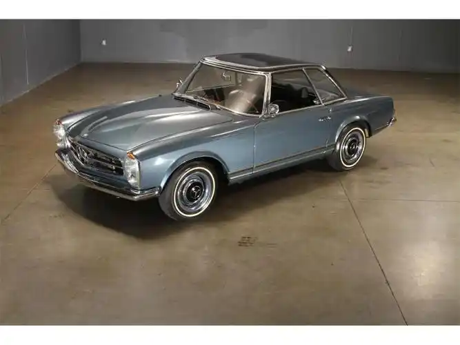 经典再现:1964年梅赛德斯-奔驰230sl老爷车