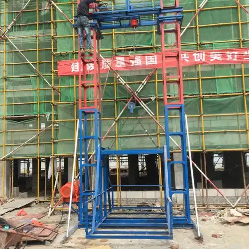 厂家现货建筑工地龙门架升降机 sse160垂直物料架升降机提货机