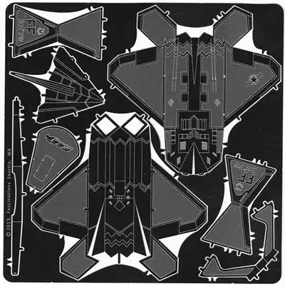 爱拼全金属diy拼装模型3d手工立体拼图f22战斗机