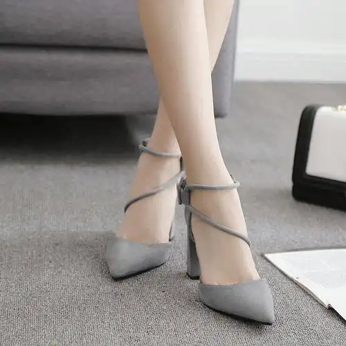 性感绑带高跟鞋,性感缠绕更显妖娆