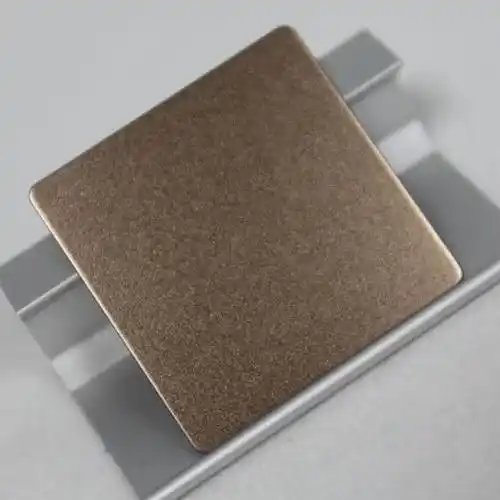 彩色不锈钢板304喷砂玫瑰金不锈钢板材