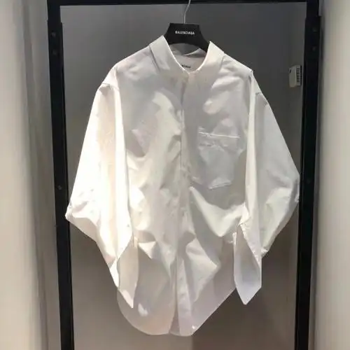 balenciaga 字母logo刺绣宽袖设计感衬衫#balenciaga  #巴黎世家