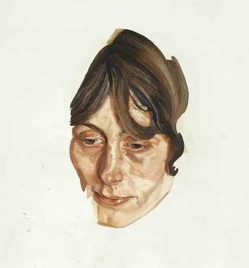 表现主义人像油画卢西安弗洛伊德lucianfreud