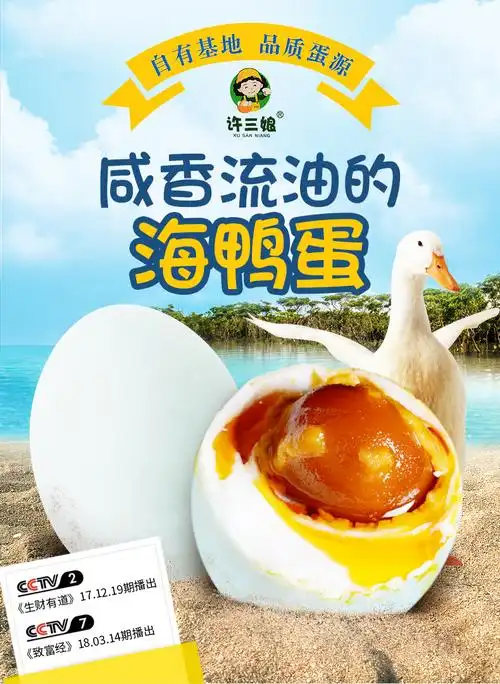 央视cctv海鸭蛋正宗流油北部湾红树林许三娘烤海鸭蛋咸鸭蛋 20枚_买啥
