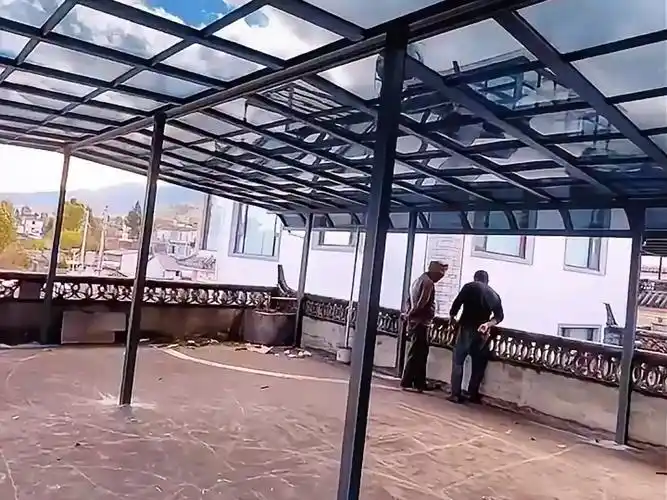 雨棚#阳光房#pc耐力板阳光板