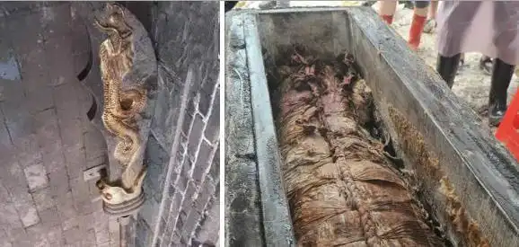 关羽墓中两具女尸,关羽古尸出土时样子(却被专家一口断定身份)