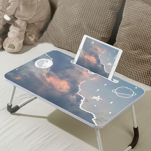 床上折叠小桌子笔记本电脑书桌ins风懒人学生宿舍卧室写字学习桌