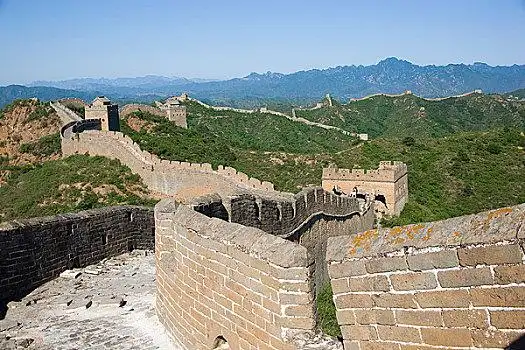 天际线,长城长城,中国长城,中国长城,阳光长城,阳光全景,长城,中国