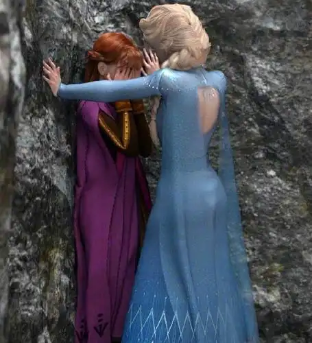 冰雪奇缘:安娜与艾莎的精美图画,女王的这个姐姐有点腹黑