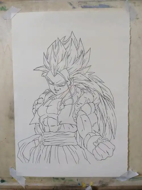 彩铅入门之七龙珠悟吉塔