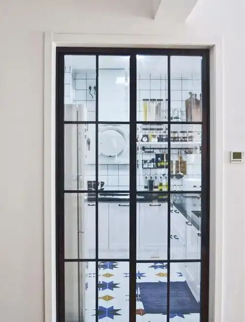 原来厨房门还能这么搭配!