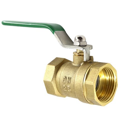 蓝炎 铜球阀 水管天然气管道开关阀门 手动开关阀门螺纹黄铜球阀 dn25