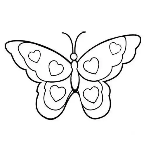 幼儿学画昆虫类简笔画蝴蝶的简笔画法可爱的小蝴蝶简笔画分享简笔画