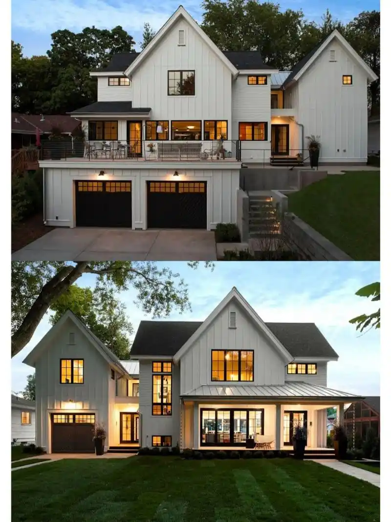 实景呈现·田园风三角坡屋顶欧式别墅小屋 #农村自建房#0202#民宿