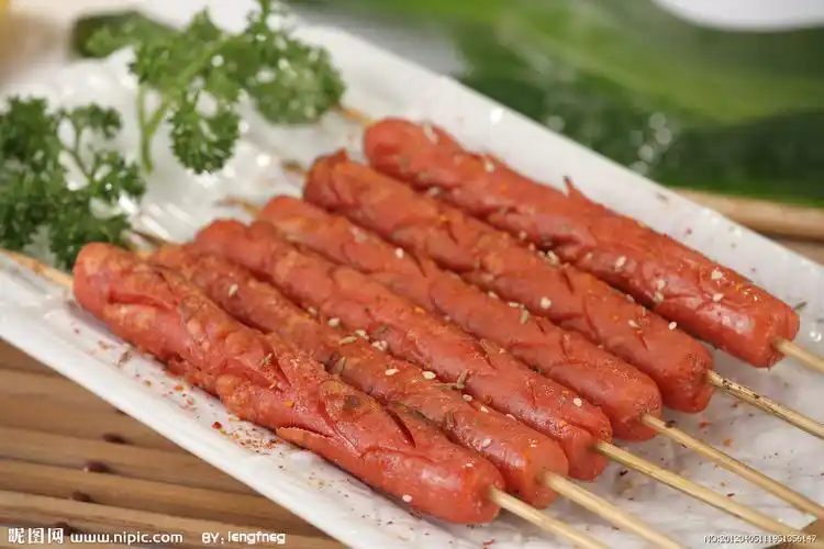 烤香肠图片