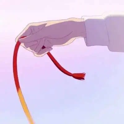 动漫小清新/红线情头 李清照想有一条剪不断的红线,于是有了千古名句