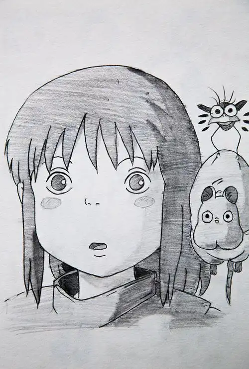 《千与千寻》手绘|动漫|动画片|蜂小太郎_临摹作品-站酷zcool