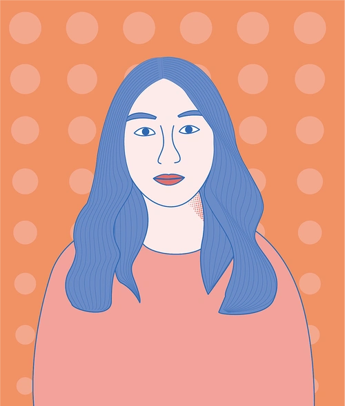 扁平化人物插画