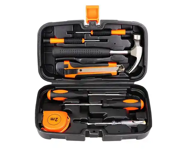 奥奔aoben工具箱家用套装电工木工维修五金手动工具组套工具九件套