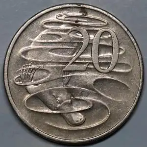 澳大利亚20分硬币