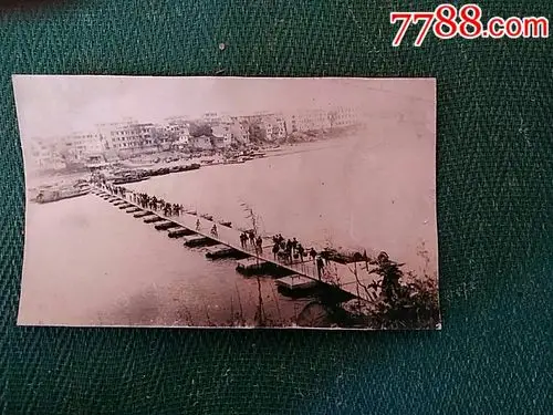 柳州市区"浮桥"老照片