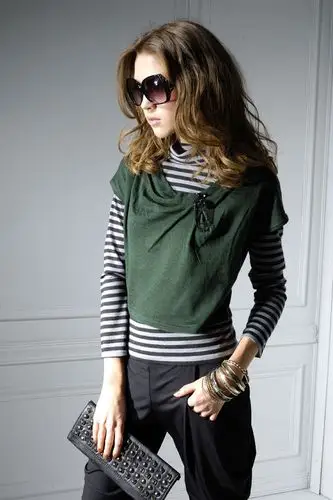 时尚秋装模特 图片