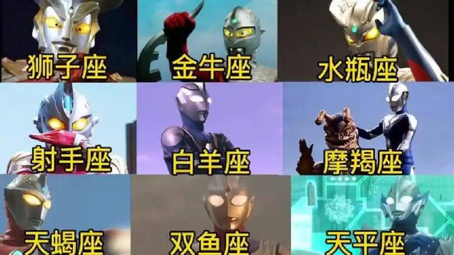 盘点奥特曼里的十二星座守护者,来看看你的星座对应哪位奥特曼?