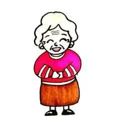 奶奶头像简笔画简单又漂亮