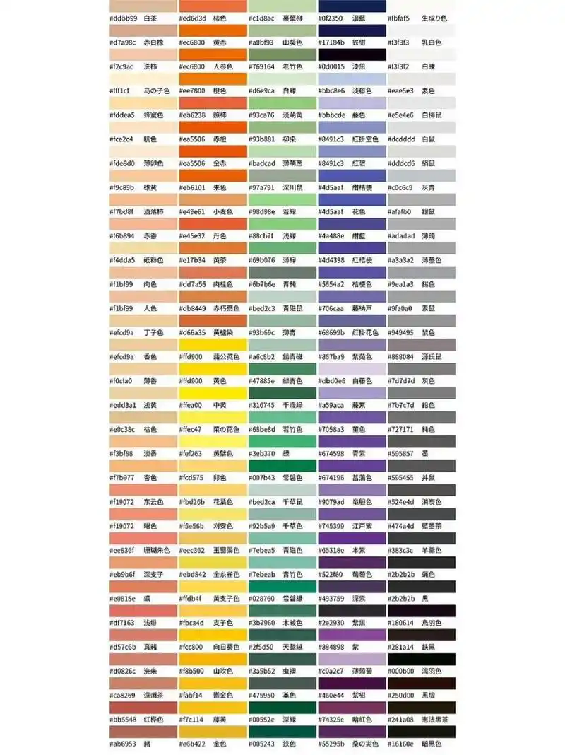 潘通色卡 潘通色卡