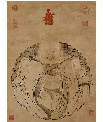 朱见深(明神宗) 一团和气图(高仿真复制品)