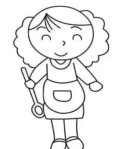 我的妈妈简笔画 我的妈妈简笔画图片