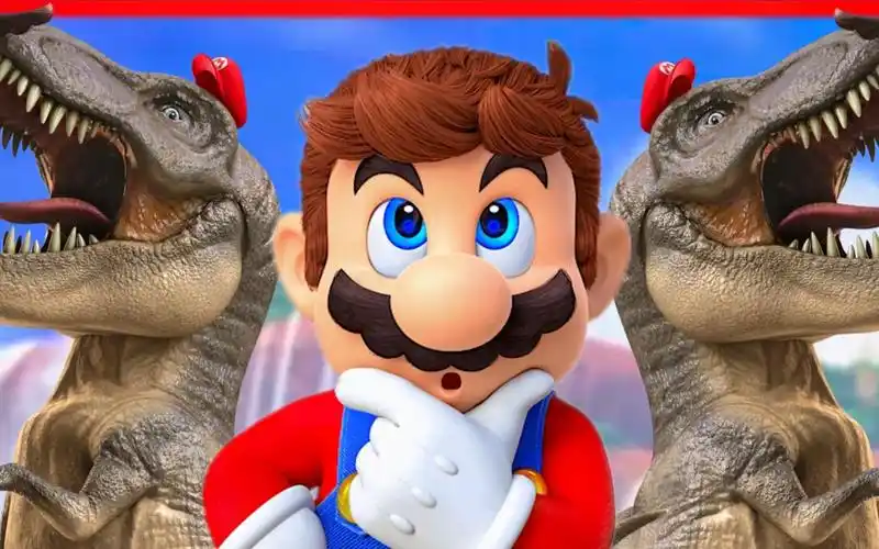 摇摆兄妹超级马里奥奥德赛凯皮变成超厉害的霸王龙