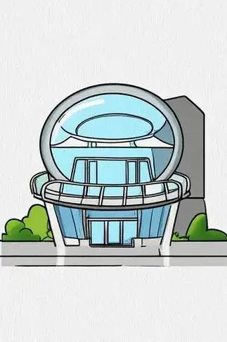 🎨北京科技馆简笔画✨