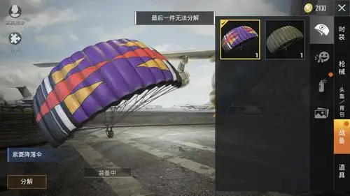 熔岩游骑兵套/鹰眼刺客套/紫菱降落伞_和平精英(原刺激战场)_qq账号