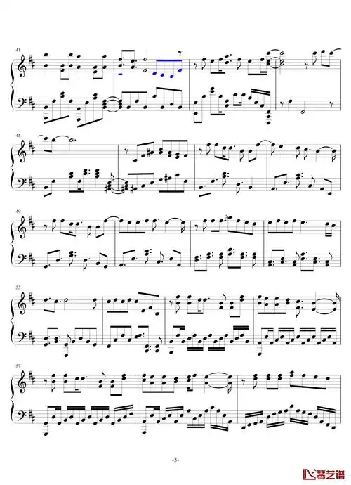 梦的光点钢琴谱-神兵小将op-神兵小将3