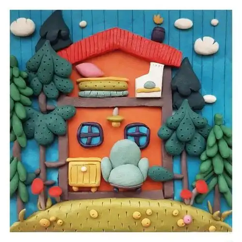 粘土画不能错过的创意粘土画简单易学超好玩