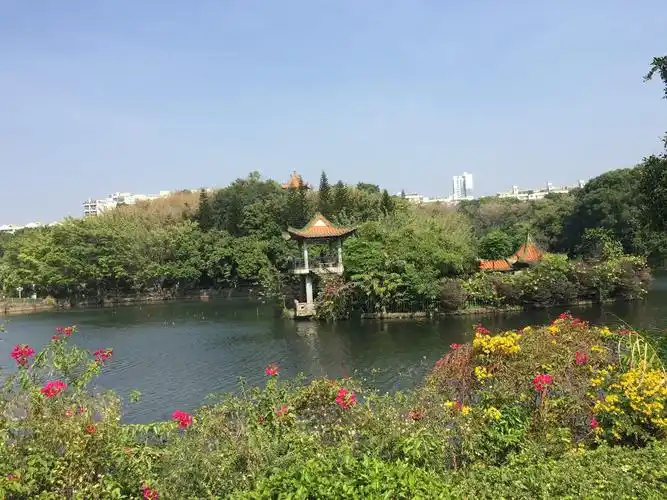 深圳市的龙城公园.