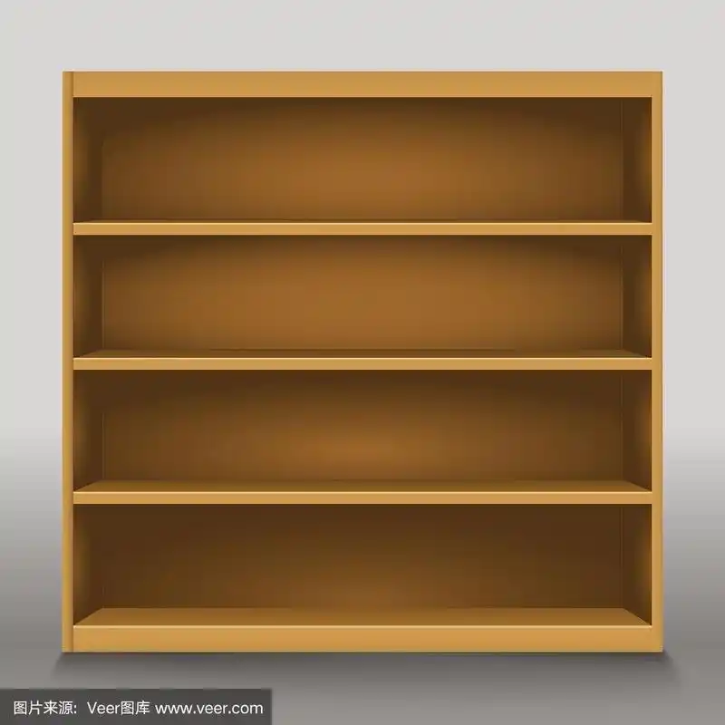 空书架内容的模板