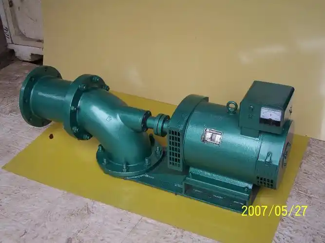 农村用的小型水流发电机