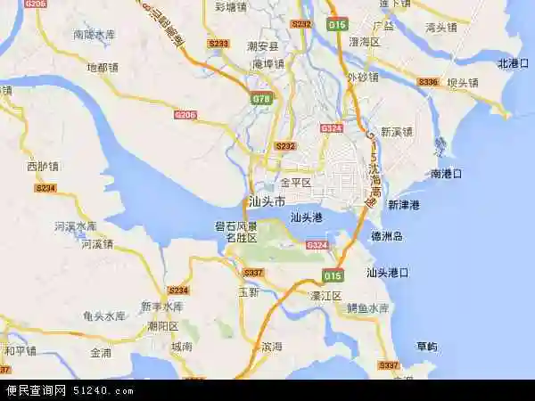 汕头市地图 - 汕头市电子地图 - 汕头市高清地图 - 2021年汕头市地图