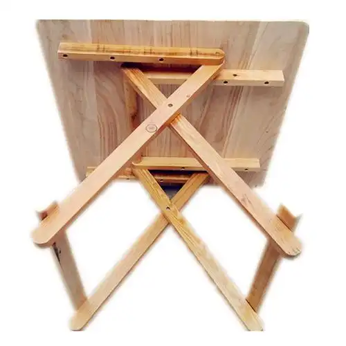 时尚简易实木折叠桌书桌 松木可折叠饭桌餐桌户外便捷实木方桌