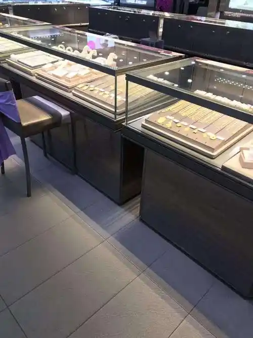 珠宝展柜铝型材高档不锈钢珠宝首饰展柜 铝材边框定制 木质烤漆柜