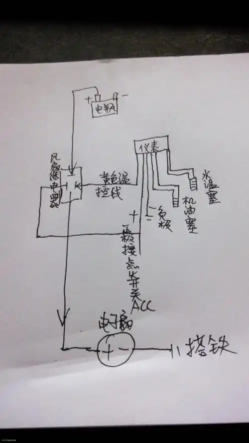 后面板临时加了一对接线柱_接线图分享